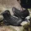 Botas de combate, botas de caminhada de cano alto para exterior, botas táticas para homem, tamanhos grandes disponíveis, adequadas para treino e ambientes de deserto
