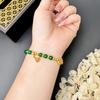 Pulsera de flor de loto con cuentas Shajin Guochao de Vietnam no se decolora por mucho tiempo accesorios de calcedonia de imitación de alta calidad fabricantes suministro