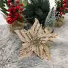 Atacado do Fabricante Flores de Natal, Decorações de Natal para o Festival da Primavera, Flores de Natal, Flores Artificiais Feitas à Mão, Flores de Natal Populares Transfronteiriças