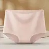 Calcinha Feminina Jacquard 100% Algodão Cintura Alta, Tamanho Grande, Seda, Antibacteriana, Confortável, Respirável, Que Molda o Quadril, Calcinha Triângulo Plus Size