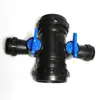 Cinta de microaspersión agrícola cinta de goteo tubo de goteo tubería de riego ahorradora de agua accesorios de riego por aspersión interruptores tes conector recto de cuatro vías