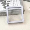 Caja de almacenamiento de joyas transparente con película de PE, caja de embalaje para joyas con suspensión, caja de exhibición para anillos, pulseras, collares y pendientes, antioxidación