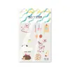 Sky New Cooking-Themed Cat Adesivo Grande Urso Fofo Vestido de Gelatina DIY Decoração de Adesivo para Câmera de Celular