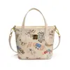 Bolso Bandolera de Hombro Único con Diseño de Nicho de Moda para Mujer 2026 Nuevo Estampado de Dibujos Animados con Colgante Bolso de Cubo Portátil