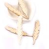 Accesorios de joyería de madera diy adornos de plumas piezas de madera 16 mm * 80 mm joyería de plumas de madera gran cantidad en stock venta al por mayor