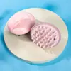 Escova de Shampoo Wanmei Fabricante Cor Linda Combinação Macaron Dentes Macios Pente de Shampoo Bolsa de Ar Escova de Limpeza de Shampoo