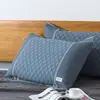 Toalla de almohada de algodón engrosada de gasa de algodón toalla de almohada para pareja un paquete adulto Extra Grande Cuatro Estaciones funda de almohada individual toalla