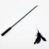 Caña telescópica para gato alambre de acero pluma 1.8m súper larga pesca de juguete para gato Hi resistente a mordidas con campana para aliviar el aburrimiento suministros para mascotas