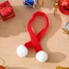 Mini sombrero de Navidad transfronterizo Accesorios para manualidades Ramo de bufanda de Navidad Botella de vino Bufanda para mascotas Accesorios decorativos