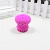 Escova de Silicone para Lavar o Rosto Transfronteiriça em Estoque com Cabo Fofo de Desenho Animado, Removedor de Maquiagem e Escova de Limpeza Suaves, Escova de Silicone para Lavar o Rosto de Beleza