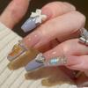 Unha Beleza Fritillary Joias Amor Unha Metal Edge Diamante Magic Shell Stone 2023 Novos Acessórios Internet Celebrity
