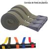 Tiras com Fivela de Plástico para Purificadores de Carro, Ferramentas, Acampamento ao Ar Livre, Bagagem e Embalagem de Equipamentos, 2,5 cm
