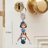 Colgante acrílico para mochila de anime Conan estudiante, llavero, caricatura, para fans más jóvenes, parejas, colegas y amigos