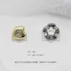 Botones Cuadrados Metálicos Especiales de 10 mm con Forma de Diamante para Camisa, Botones para Camisa con Forma de Flor, Tops para Mujer, Cárdigans Pequeños, Camisetas, Botones de Pedrería