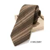 Linho Algodão Marrom Amarelo Vermelho Escuro Fosco Marrom Retro Casual Estilo Britânico Japonês Gravata de Nicho 7cm