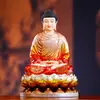 Estatuas de Resina de los Tres Santos de Saha: Buda Shakyamuni, Bodhisattva Ksitigarbha y Bodhisattva Avalokiteshvara para Decoración de Altar Doméstico al por Mayor