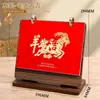 Novo calendário de mesa 2027, calendário planejador Ano do Carneiro, bloco de notas de mesa para trabalho de escritório, calendário decorativo, personalizável com logotipo