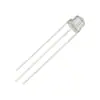 Diodo Emissor de Luz LED F5 Cabeça Redonda Plug-in Personalizado 5mm Chapéu de Palha Duas Cores Lâmpada LED com Alta Reprodução de Cor e Baixo Consumo de Energia