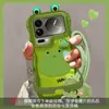 Funda de muñeco de rana que suda adecuada para Apple 17 Pro Max, iPhone 15, lindo dibujo animado 16 silicona 14 para mujeres