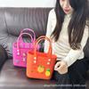 Nova Bolsa de Praia Estilo Coreano EVA Bolsa Lancheira Bolsa Pequena de Mão com Furo Menina Artesanal DIY Decorativa Pequena Bolsa