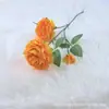 3 Flores Artificiais de Peônia para Decoração de Salão de Cerimônia de Casamento, Arranjos Florais, Decoração de Casa, Atacado Transfronteiriço
