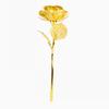 520 Presente Caixa de Presente Flor Rosa Banhada a Ouro 24K, Rosa Única de Folha de Ouro Luminosa, Rosa Luminosa