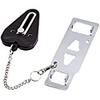 Bloqueador de porta anti-roubo de viagem trava portátil bloqueador de porta superior trava de fivela de porta trava de porta portátil