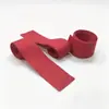 Venta Directa de Fábrica de Cinta de Algodón Puro Acanalado Engrosada en Color Borgoña, Cinta de Tela de Borde Ancho para Ribetes de Ropa, Correas de Equipaje y Accesorios