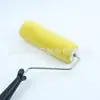 Pintura pintura de látex herramienta de brocha para pared rodillo de pintura rodillo de 7 pulgadas amarillo fuente de rodillo de pintura venta al por mayor directa de fábrica