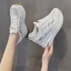 Zapatos Chunky de Papá con Aumento Interno de Altura de 10 cm para Mujer, Nuevo Verano 2026 Malla Fina Transpirable Populares Casuales de Malla
