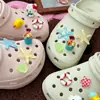 Série Criativa Litoral Gato de Praia de Verão Decorações para Tamancos DIY Charms Fofos para Sapatos Acessórios Removíveis