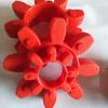 Amortiguador de cojín de acoplamiento estrella importado GR, absorción de impactos, caucho de flor de ciruelo, cojín elástico octagonal, cojín de diez ángulos GR-42-38