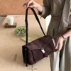 Bolso Envelope de Piel de Vaca Esmerilada 2026 Nuevo Estilo Bolso Bandolera de Gran Capacidad para el Trabajo Retro Bolso Baguette de Gamuza Bolso de Hombro