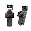Câmera de ação com gimbal transfronteiriça com WiFi, tela giratória, câmera de lente, câmera de mão anti-tremor para gravação de Vlog