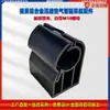 Liga de alumínio tubo de ar comprimido plástico preto amortecedor fixação completa suporte de tubo braçadeira de tubo clipe de tubo