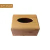 Caixa de Lenços de Bambu para Uso Doméstico, Caixa de Lenços para Sala de Estar, Caixa de Armazenamento de Lenços para Restaurante e Hotel, Caixa de Guardanapos de Madeira de Bambu para Mesa