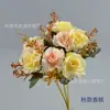 22 diamantes ramo de rosas decoración de restaurante occidental novia sosteniendo flores fábrica de bricolaje flores de simulación de boda venta al por mayor