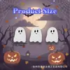 Decoración de Fantasma de Halloween de Amazon Piezas de Madera Fiesta en Casa Bandeja de Niveles Pancarta con Temática de Fantasma Adornos Colgantes de Madera