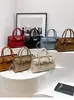 Bolso de Mano con Patrón de Lichi Transfronterizo para Mujer 2026 Nuevo Bolso de Hombro Cruzado de Moda Europea y Americana Elegante Bolso Kelly para Viajes Diarios para Mujer