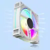 Ventilador de Refrigeración Prism 2ª Generación 12cm RGB Inteligente Controlado por Temperatura para Habitación con Vista al Mar Caja de Escritorio con Iluminación Colorida