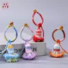 Colgante de Borla de Nudo de Diamante Colorido, Llavero de Borla Estilo Antiguo, Accesorio de Joyería Colgante Hecho a Mano DIY Estilo Étnico