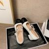 Mary Jane sapatos femininos 2022 novo nicho salto grosso cor retrô combinando fadas sapatos de camada única salto alto sapatos de couro estilo britânico