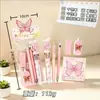 Conjunto de Papelaria Borboleta para Estudantes Internacionais Presentes para Estudantes Presentes de Recompensa Essenciais para Atividades de Aprendizagem Papelaria Presentes de Feriado