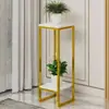 Novo suporte de flores sala de estar multicamadas de chão simples de ferro forjado suporte para vaso de flores moderno varanda rack de armazenamento interno atacado