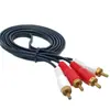Cable de Audio de 1.8m 5m Dos a Dos 2Rca a 2Rca 2 a 2 Cable AV Set-Top Box TV