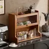 Prateleira de armazenamento de mesa, armário de armazenamento à prova de poeira, xícara, xícara de chá, xícara de café, armazenamento de conjunto de chá, porta-copos de bancada, prateleira de temperos de cozinha