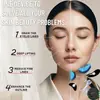 Nuevo masajeador facial EMS, dispositivo de belleza en forma de media luna de pulso de baja frecuencia, removedor de arrugas faciales en forma de V, estimulador de músculos faciales