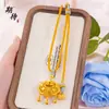 Esperando Nuevos Productos, Collares de Candado Auspiciosos y Seguros de Oro Antiguo, Collares de Candado Seguros Cada Año, Nuevos Collares Tejidos de Estilo Chino