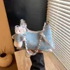 Bolso de Mezclilla Transfronterizo Bolso Tote Coreano de Nicho para Mujer Transfronterizo Nuevo Estilo Simple Casual para el Trabajo Bolso de Hombro de Gran Capacidad
