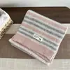 Bufanda de Lana de Punto Rayada Coreana Caliente de Invierno Terciopelo Ártico Lazo Ins Estilo Celebridad de Internet Calentador de Cuello Estilo Dulce